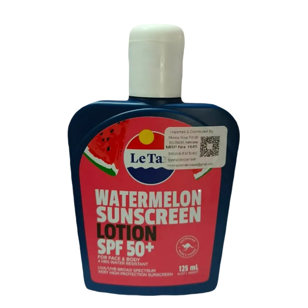 Watermelon Sunscreen Lotion SPF 50+ - 125ml
